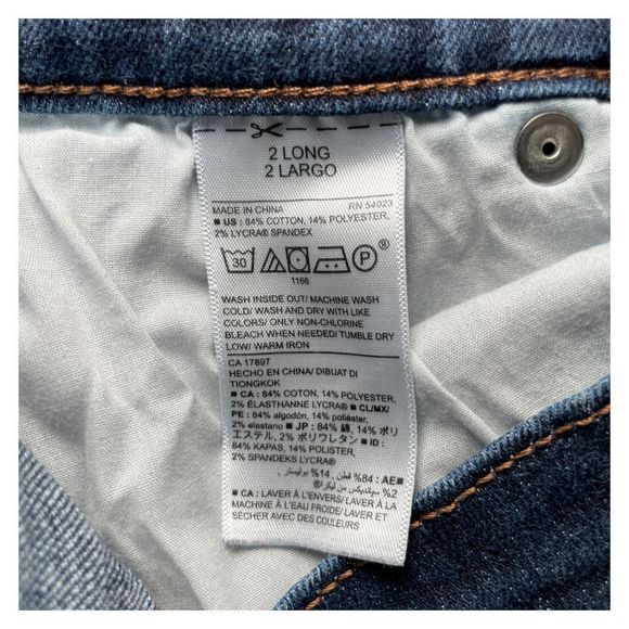 Old Navy Curvy/Profile Mid-Rise Jeans 2 Long - Picture 7 of 7